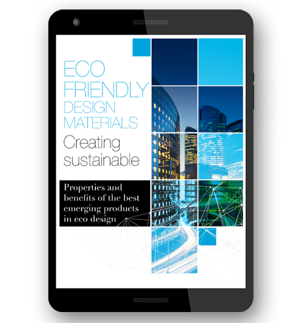 Infographic Ecofriendly design materials